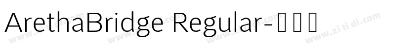 ArethaBridge Regular字体转换